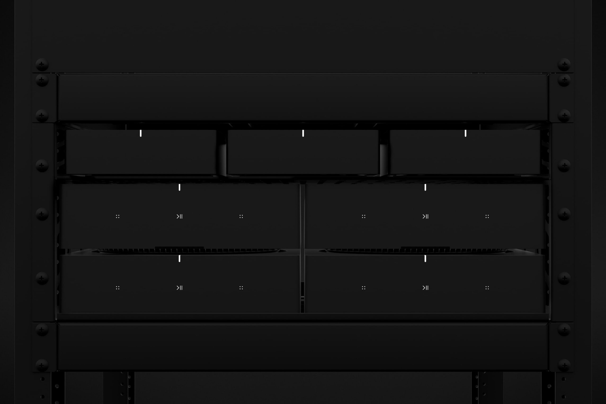 Audio equipment rack example